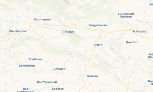 Regenradar Vorschaubild - Aktuelle Niederschläge in Bad Frankenhausen/Kyffhäuser und Umgebung
