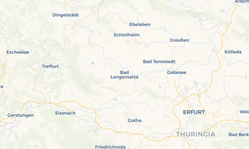 Regenradar Vorschaubild - Aktuelle Niederschläge in Bad Langensalza und Umgebung
