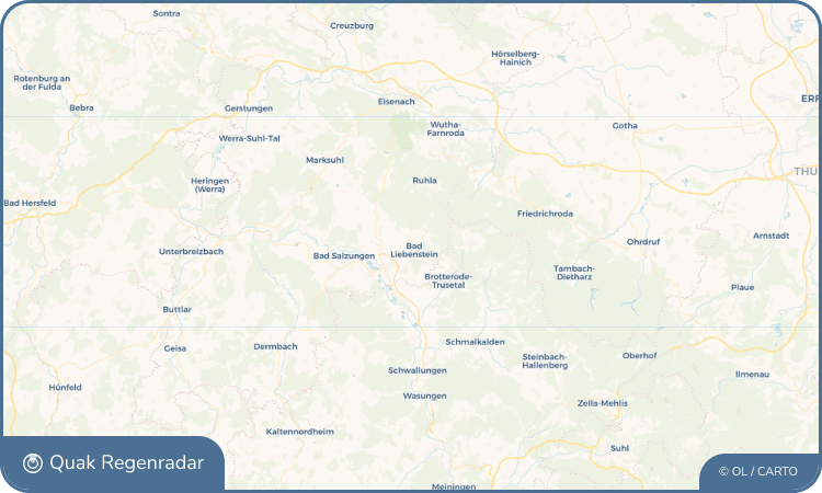 Quak Regenradar-Widget Bad Liebenstein