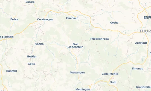 Regenradar Vorschaubild - Aktuelle Niederschläge in Bad Liebenstein und Umgebung