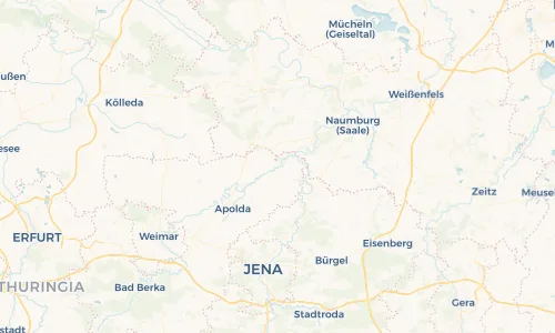 Regenradar Vorschaubild - Aktuelle Niederschläge in Bad Sulza und Umgebung
