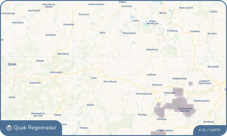 Quak Regenradar-Widget Baldenhain