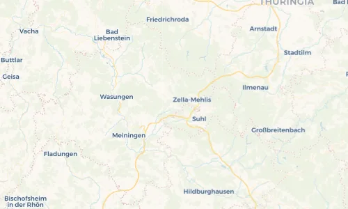 Regenradar Vorschaubild - Aktuelle Niederschläge in Benshausen und Umgebung