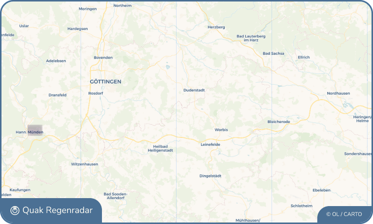 Quak Regenradar-Widget Berlingerode