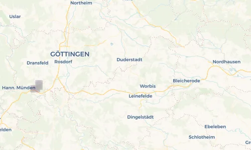Regenradar Vorschaubild - Aktuelle Niederschläge in Berlingerode und Umgebung