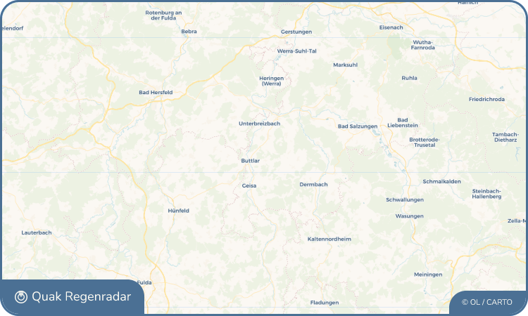Regenradar-Widget für Bermbach