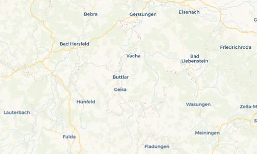 Regenradar Vorschaubild - Aktuelle Niederschläge in Bermbach und Umgebung