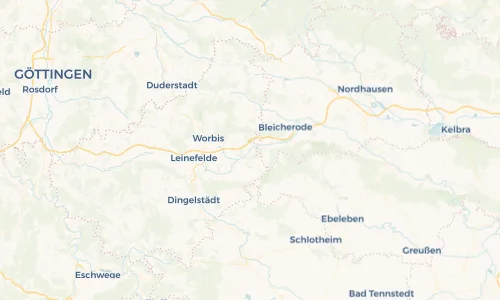 Regenradar Vorschaubild - Aktuelle Niederschläge in Bernterode und Umgebung