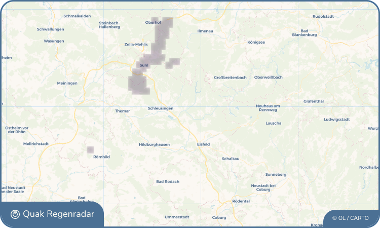 Quak Regenradar-Widget Biberschlag