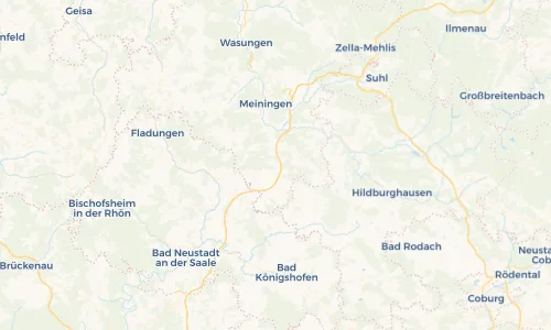 Regenradar Vorschaubild - Aktuelle Niederschläge in Bibra und Umgebung