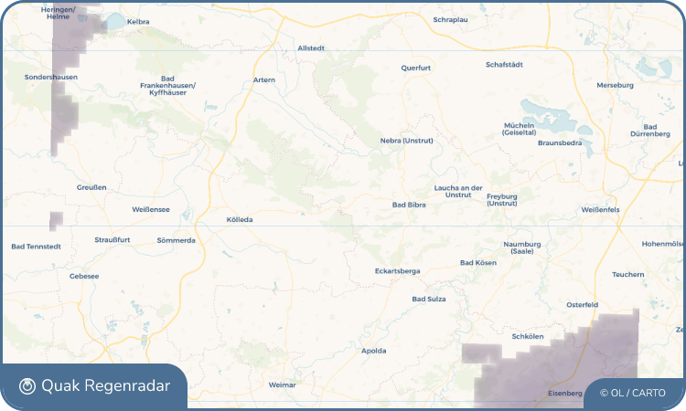 Quak Regenradar-Widget Billroda