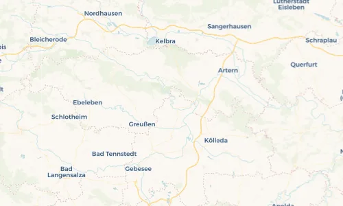 Regenradar Vorschaubild - Aktuelle Niederschläge in Bilzingsleben und Umgebung