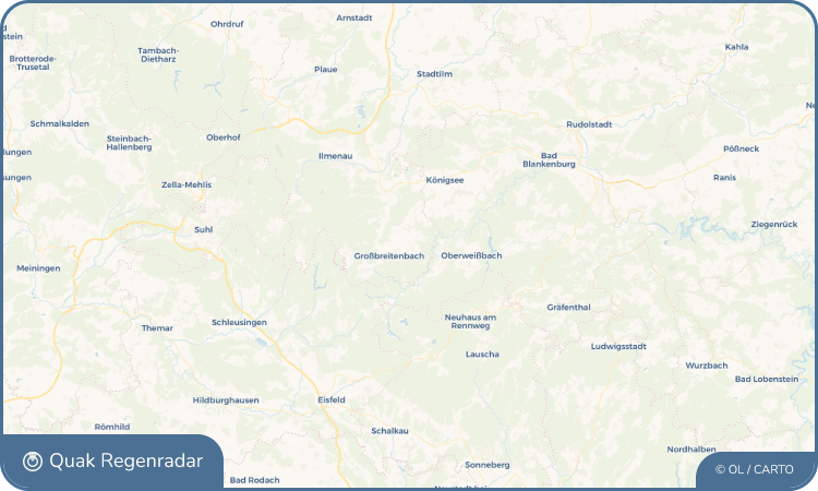 Quak Regenradar-Widget Böhlen