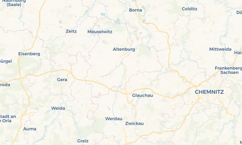 Regenradar Vorschaubild - Aktuelle Niederschläge in Bornshain und Umgebung