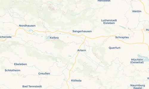 Regenradar Vorschaubild - Aktuelle Niederschläge in Borxleben und Umgebung