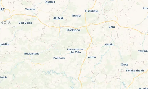 Regenradar Vorschaubild - Aktuelle Niederschläge in Breitenhain und Umgebung