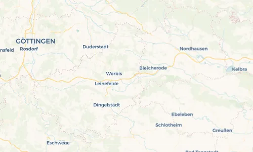 Regenradar Vorschaubild - Aktuelle Niederschläge in Breitenworbis und Umgebung