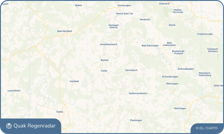 Regenradar-Widget für Bremen