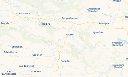 Regenradar Vorschaubild - Aktuelle Niederschläge in Bretleben und Umgebung