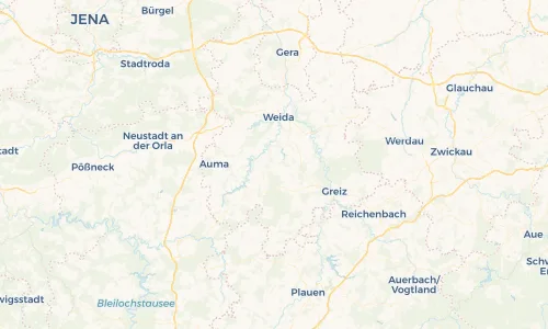 Regenradar Vorschaubild - Aktuelle Niederschläge in Brückla und Umgebung