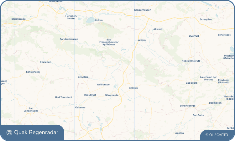 Quak Regenradar-Widget Büchel