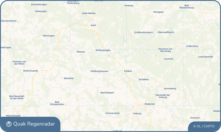 Quak Regenradar-Widget Bürden