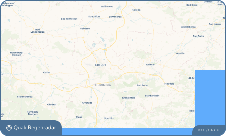 Quak Regenradar-Widget Büßleben
