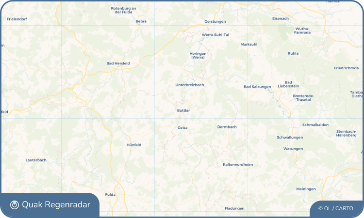 Quak Regenradar-Widget Buttlar
