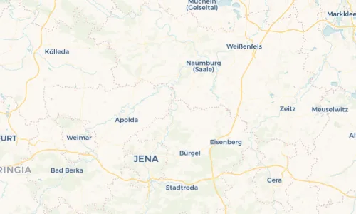 Regenradar Vorschaubild - Aktuelle Niederschläge in Camburg und Umgebung