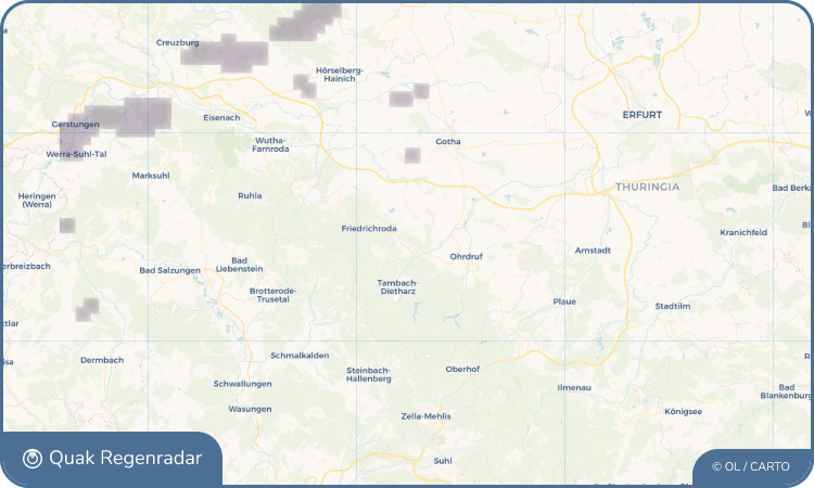 Quak Regenradar-Widget Catterfeld