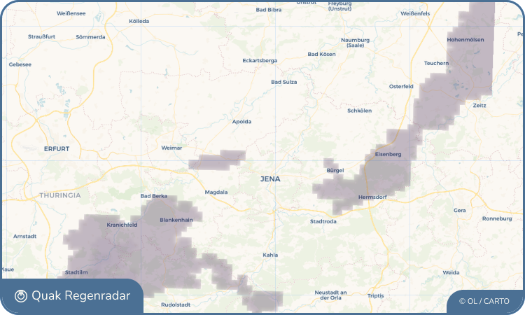 Quak Regenradar-Widget Closewitz