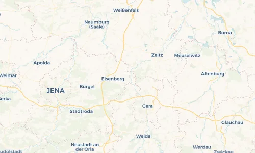 Regenradar Vorschaubild - Aktuelle Niederschläge in Crossen an der Elster und Umgebung