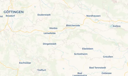 Regenradar Vorschaubild - Aktuelle Niederschläge in Deuna und Umgebung