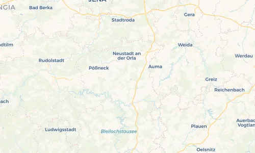 Regenradar Vorschaubild - Aktuelle Niederschläge in Dreba und Umgebung