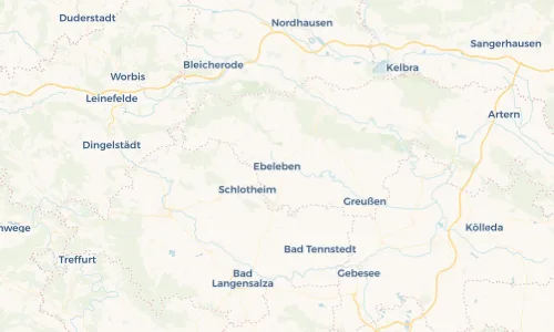 Regenradar Vorschaubild - Aktuelle Niederschläge in Ebeleben und Umgebung