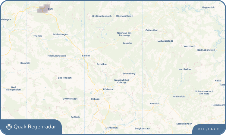 Quak Regenradar-Widget Effelder