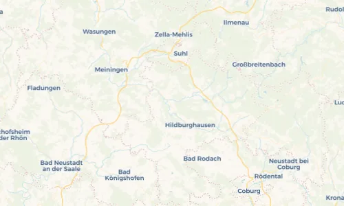 Regenradar Vorschaubild - Aktuelle Niederschläge in Ehrenberg und Umgebung
