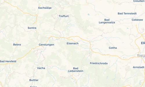 Regenradar Vorschaubild - Aktuelle Niederschläge in Eisenach und Umgebung