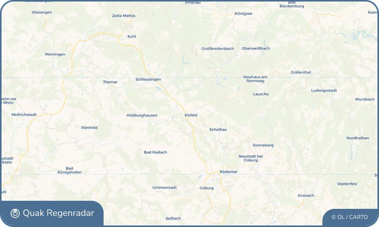 Quak Regenradar-Widget Eisfeld