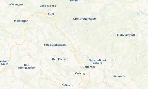 Regenradar Vorschaubild - Aktuelle Niederschläge in Eisfeld und Umgebung