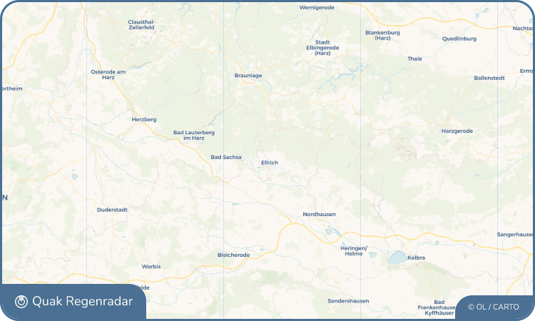 Regenradar-Widget für Ellrich