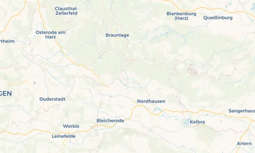 Regenradar Vorschaubild - Aktuelle Niederschläge in Ellrich und Umgebung
