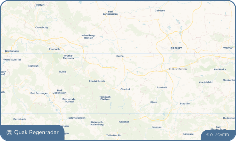 Quak Regenradar-Widget Emleben