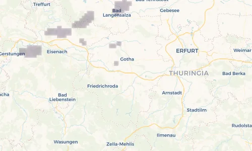 Regenradar Vorschaubild - Aktuelle Niederschläge in Emleben und Umgebung