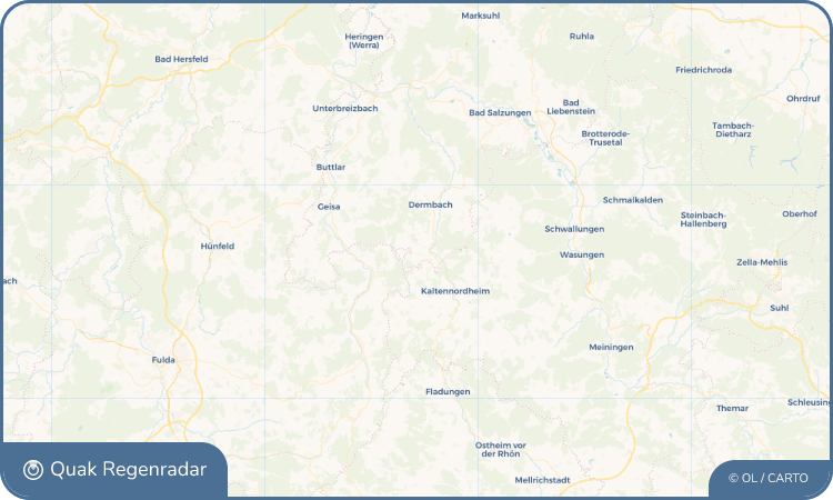 Quak Regenradar-Widget Empfertshausen