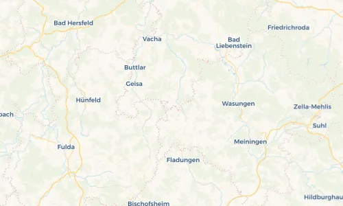 Regenradar Vorschaubild - Aktuelle Niederschläge in Empfertshausen und Umgebung