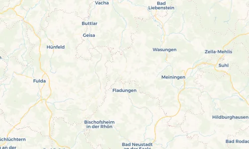 Regenradar Vorschaubild - Aktuelle Niederschläge in Erbenhausen und Umgebung