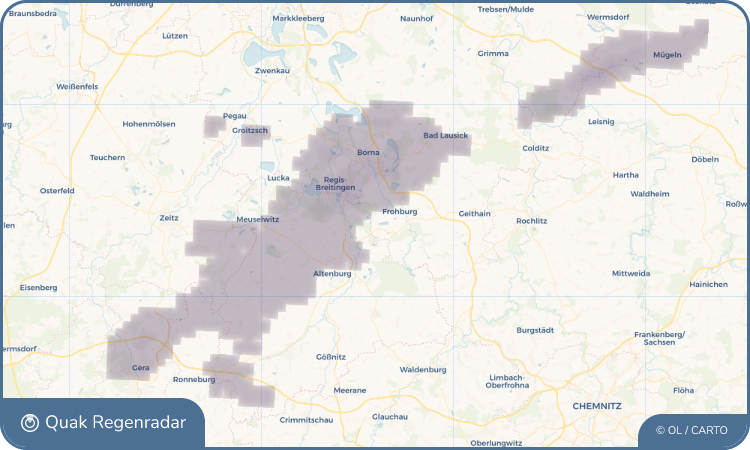 Quak Regenradar-Widget Eschefeld