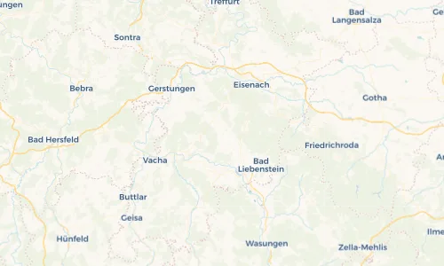 Regenradar Vorschaubild - Aktuelle Niederschläge in Ettenhausen an der Suhl und Umgebung