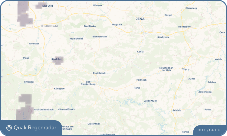 Quak Regenradar-Widget Etzelbach
